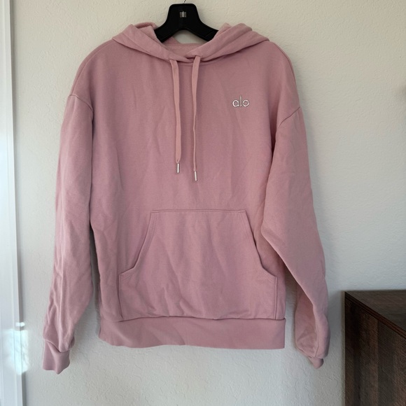 ALO Ballet Pink Accolade Sweatshirt - Picture 2 of 14